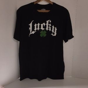 St. Patrick’s day tee. Size large, shirt sleeve.
